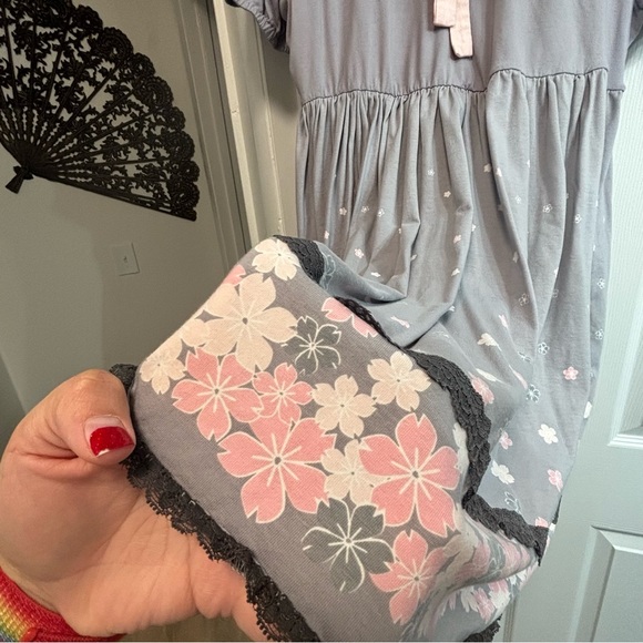 Studio Ghibli Spirited Away Cherry Blossoms Sailor Dress Plus Size 2X, EUC - Picture 10 of 17